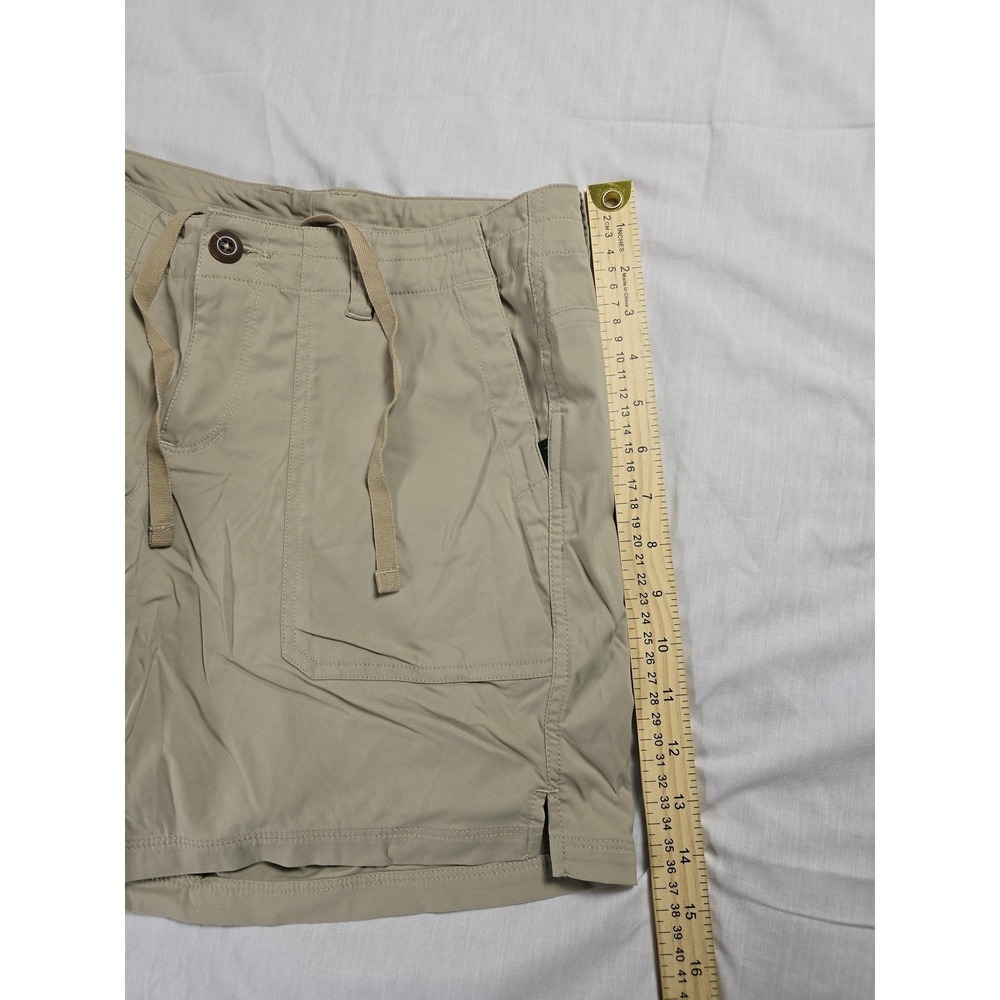 The North Face Cargo Shorts Womens 4 Beige Nylon Stretch Hiking Outdoor Summer - Picture 8 of 12